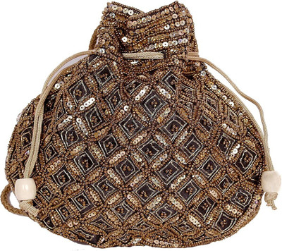 LONGING TO BUY Sequence Potli Bag/wedding purse/jewelery purse for girls & women Potli