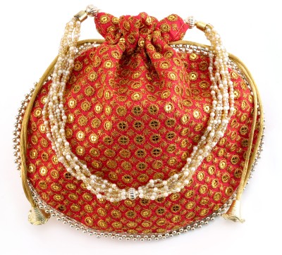 SUMERA WARQ Potli Bags for Women Evening Bag Clutch Ethnic Bride Purse with Drawstring Potli