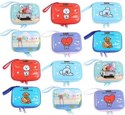 Kartual Return gift for kids – Metal pouch for coins, pendrive, school essentials Coin Purse(Pack of 12)