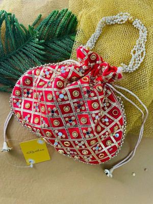 Radha's Mirror Work Potli Bag Potli