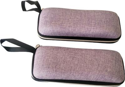 PRONIKS Eyewear and Sunglass Protective Case| Pouches in unisex with Cleaning cloth Pouch(Pack of 2)