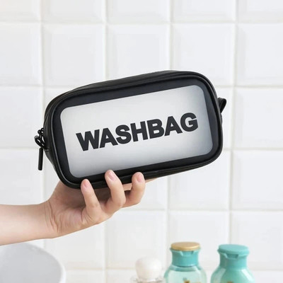 HEYMAZA Small Black wash Bag -5 Cosmetic Bag