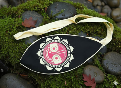Peaceful Mantras Bead Bag For Chanting-Gomukhi Japa Mala Bag-Jaap Bag-Tulsi Mala Bag Potli