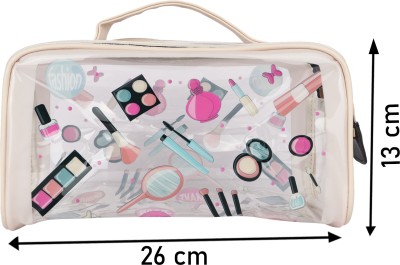 SHREEJEE GLITZ COSMETIC BAG TRANSPARENT MULTICOLOUR Cosmetic Bag