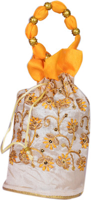 Sunesh Creation Ethnic Rajasthani Embroidered Potli Bag Handbag Potli