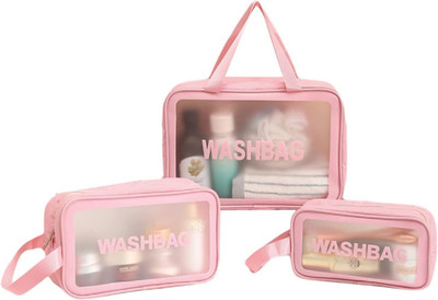 Prabhat 3 PCS WASH BAG Cosmetic Bag