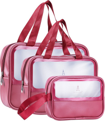 Uratech Travel Cosmetic Pouch Potli Bag Cosmetic Bag(Pack of 3)