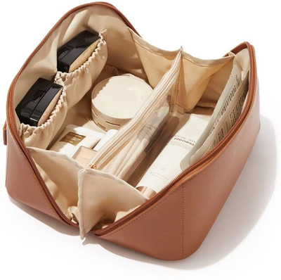 koccido Makeup Cosmetic Bag for Women | Travel Makeup Organizer Pouch Cosmetic Bag