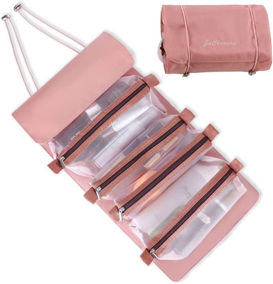 INKULTURE 4 in 1 Makeup Pouch Detachable Toiletry Bag Cosmetic Organizer For Women Cosmetic Bag