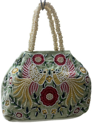 Dua Designer Rajasthani Style Silk Velvet Handbag Potli