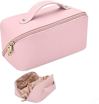 Virtuous Portable Makeup Kit, Storage Bag with Handle and Divider Cosmetic Bag