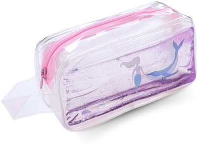 Tinker Squad Stylish Transparent Makeup Pouch | Kids & Women's Travel Essentials Bag Cosmetic Bag