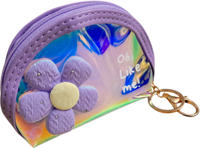 TECHNOCHITRA Holographic Mini Coin Pouch Coin Purse