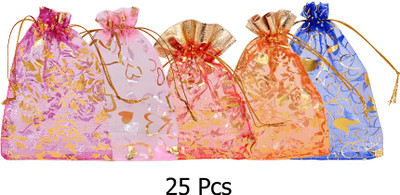 HADII Return Gift Potli Bag Multicolor Potli(Pack of 25)