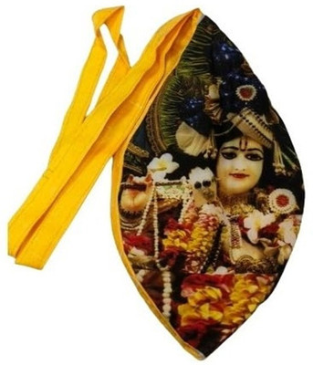 Vrindavanstore.in Shree Krishna Printed Jaap Bag For Mala Pack of 1 Potli