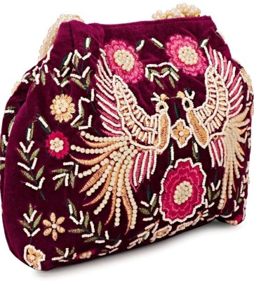 Dua Designer Rajasthani Style Silk Velvet Handbag Potli