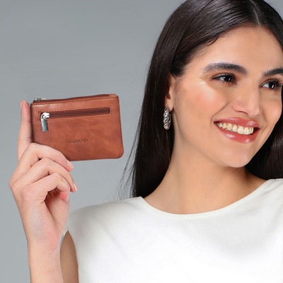 Sassora Genuine Leather Small Key Pouch For Unisex-A259 Pouch