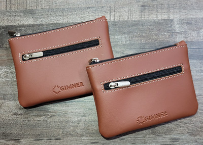GIMNER Leather Coin Pouch/Purse with 2 Key Holding Chain pack of 2 Coin Purse(Pack of 2)