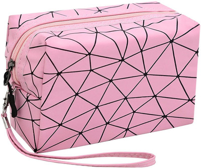Favria Women Cosmetic bag Stylish Makeup Pouch Travel Toiletry Kit Girls Cosmetic Bag