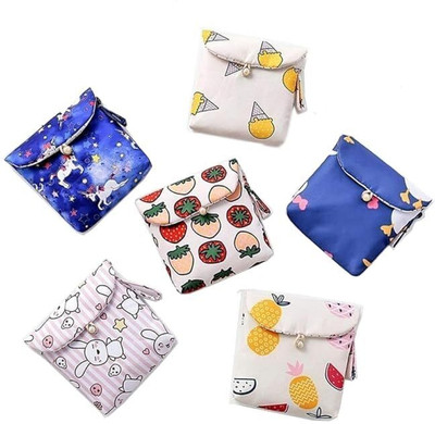 JAYDEVZONE PACK OF 2 SANITARY NAPKIN POUCH Pouch