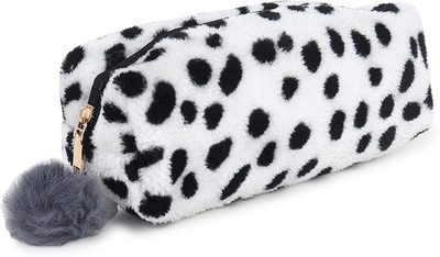 Sanjis Enterprise Small Fur Cosmetic Bag,Makeup Bags,makeup Pouch Travel Toiletry Bag pencil case Cosmetic Bag