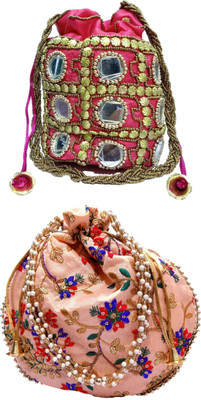 athizay Potli handbags Women pouches for Return ethnic potli bags Embroidered Potli