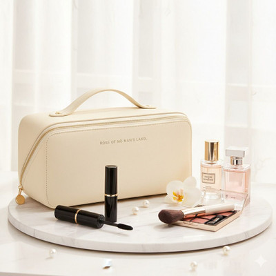 heboo Luxury Makeup Pouch for Women - Stylish & Spacious Cosmetic Bag Cosmetic Bag