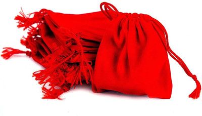 Dulhan DLCPTL3_RED_10P Potli(Pack of 10)