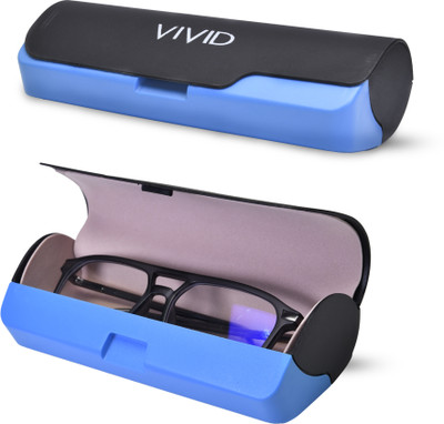 VIVID Unisex Hard Shell Case Eyewear Spectacles For Men and Women AP-441 Pouch