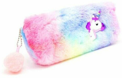 Tiwari Traders Soft Unicorn Fur Pouch