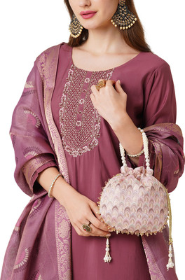 price history - LAVIE Noor Chevron Embriodered Womens Potli Potli