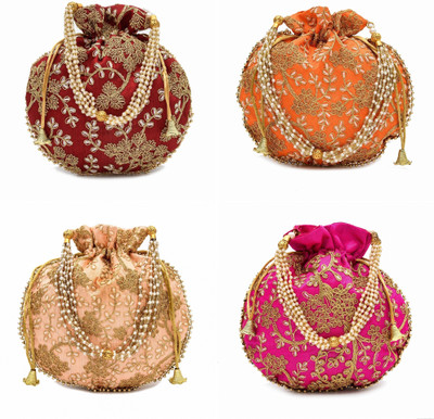 mihir clothing mihir_combo_6 Potli(Pack of 4)
