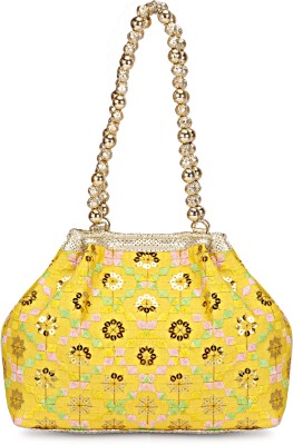 Shanvi Handicrafts Women's Embroidered Potli Bag Potli