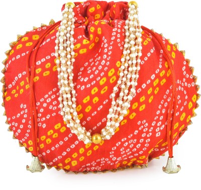 Rozy Style Women's Fashion Handmade Printed Handbag/Pouch/ Ethnic Bridal Batwa (9.5 Inch) Potli