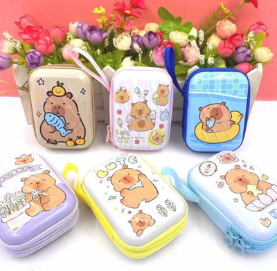 KAWAII Capybara tin pouch Pack of 1 Random Pouch
