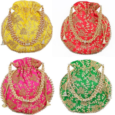 NS enterprises Rajsthani Matca Hand Bag Potli