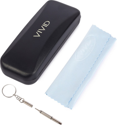 VIVID Unisex Hard Shell Protective Cover(SPECS Case-CLEANING CLOTH-SCREW Driver)3 in 1 Pouch