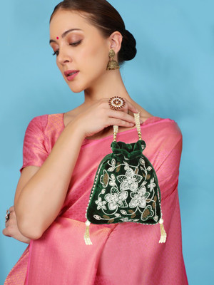 Zari and Fashion Partywear women and girls potli purse Potli
