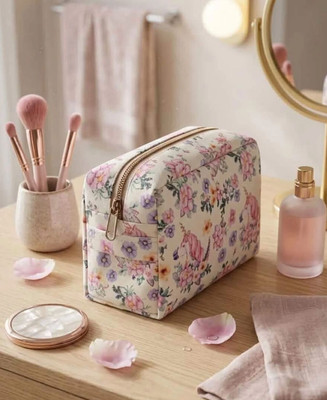 Kalah Enterprises Cute unicorn cosmetic pouch Pouch