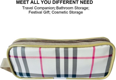 Plus Shine Multipurpose Travel Bag Pencil Pouch,Makeup Cosmetics kit Shaving Accessorie Bag Cosmetic Bag