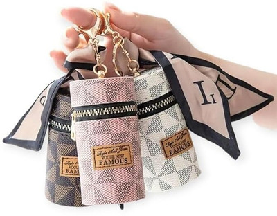 VATTU Keychain Bag Earphone Storage Lovely Coin Purse Wallet Keychain Charm Pouch
