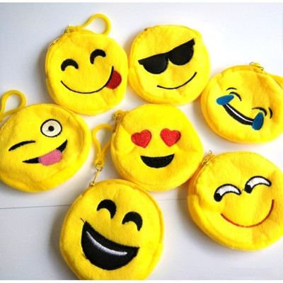 RadhaMohan 3 Unique Emoji Design Coin Purse(Pack of 3)