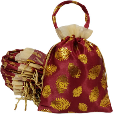 VIG Enterprises Return gift bags for Functions, Marriage Parties &More(PACK OF 11)Size -Small Potli(Pack of 11)