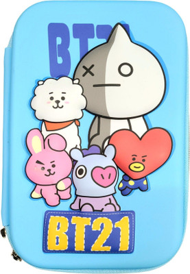 Z-Plus Pack of 1 BTS Large Size Pencil Box Cute 3 D BTS Pencil Pouch