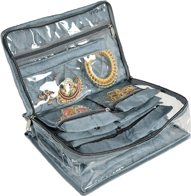 VYORA Jewellery Pouch Multi Pocket Cosmetic Bag Makeup Pouch Travel Pouch Storage box Cosmetic Bag
