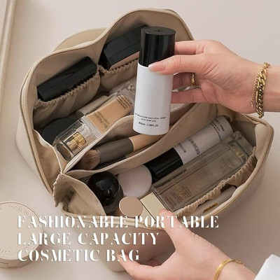Jiyancreation Cosmetic Zipper Pouch, Make Up Bag Cosmetic Bag