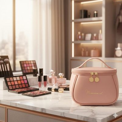 heboo Waterproof Cosmetic bag for Women | Stylish Makeup Bag & Pouch for Girls Cosmetic Bag