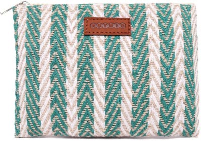 ASTRID Cotton Striped Travel / Makeup Pouch Pouch