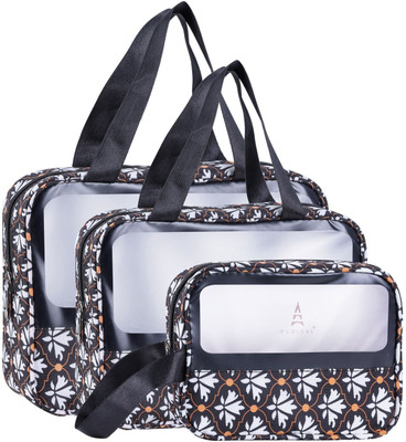 Uratech Travel Cosmetic Pouch Potli Bag Cosmetic Bag(Pack of 3)