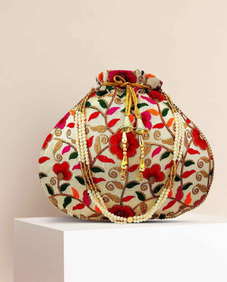 lookingfab Potli Matka-07(Multi color) Potli